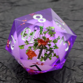 Liquid core D20 chonk, large d20 liquid core dice, rpg dice, dice goblin