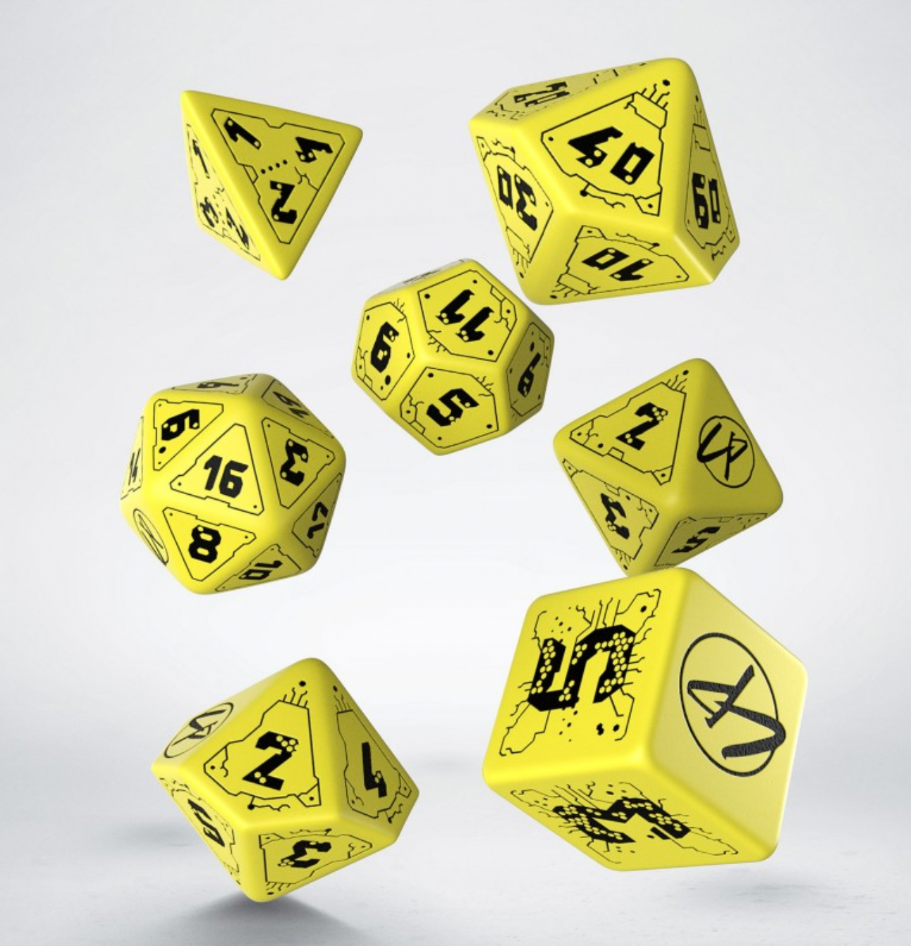 Cyberpunk Red Dice Set - Danger Zone