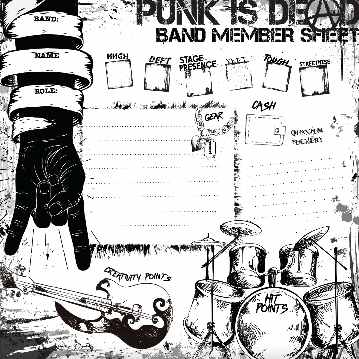 Punk is Dead TTRPG - Core Rulebook