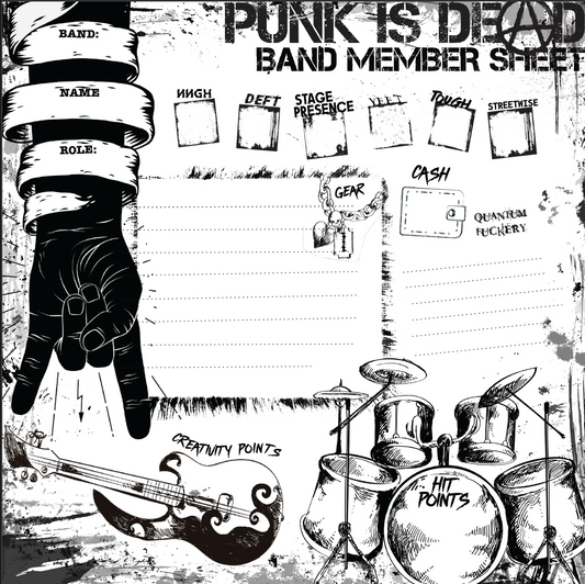 Punk Is Dead  🤟 - Character Sheet