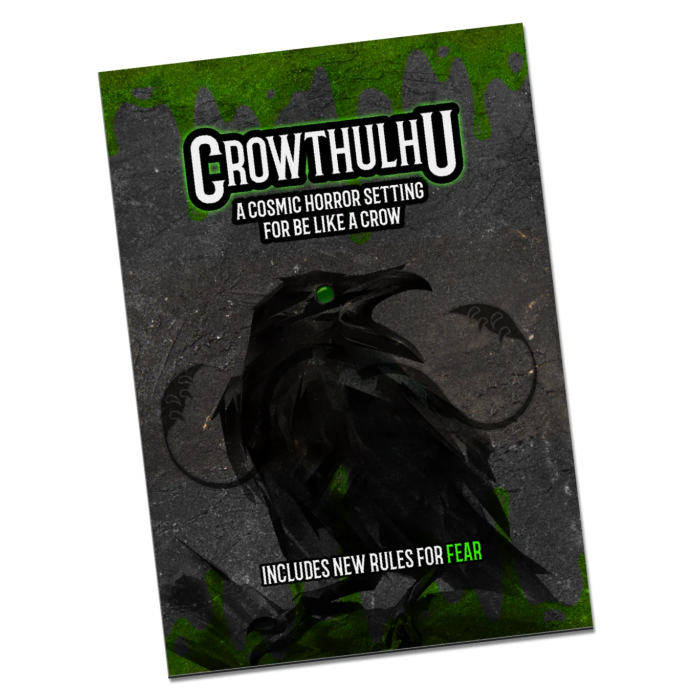 Crowthulhu is a solo rpg cosmic horror setting for the solo RPG Be Like A Crow, by Tim Roberts