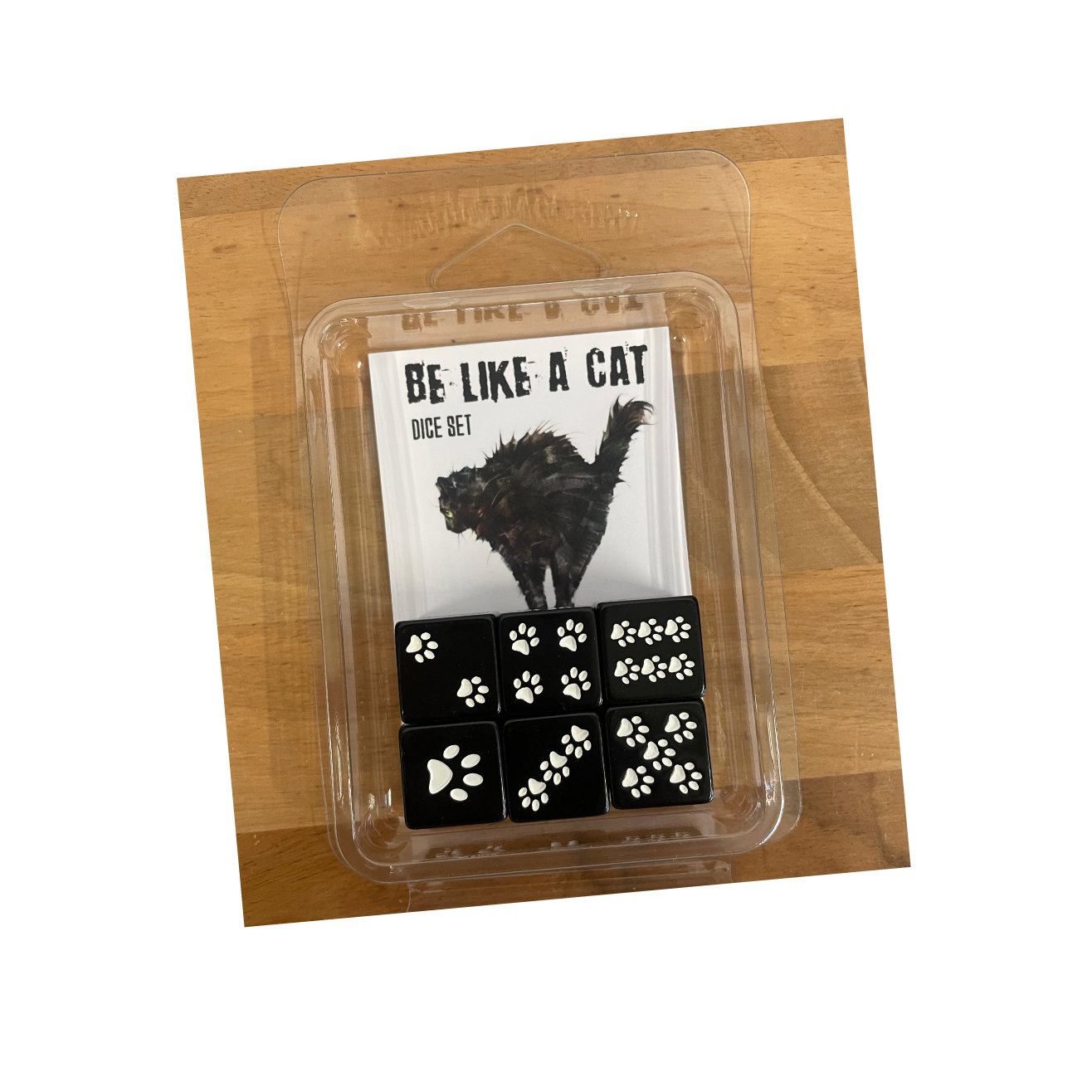 Toe bean d6 dice set, solo RPG using d6 dice, cat dice, two player RPG with d6 dice