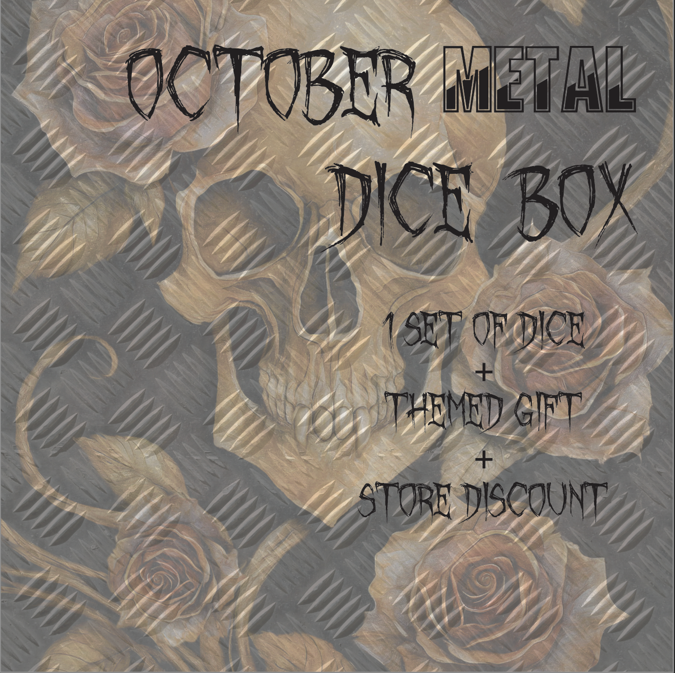 metal dice sub-box, dice subscription box, dnd dice box, monthly dice box