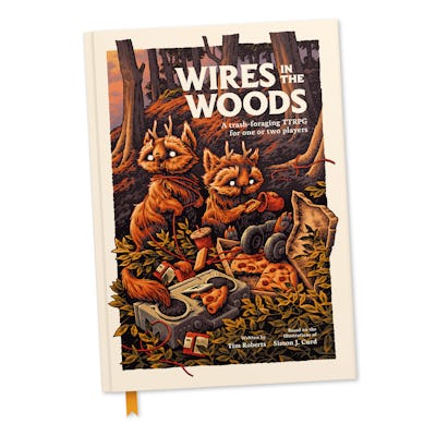 Wires in the Woods a solo/two player TTRPG based on the Carta system and a collaboration between Tim Roberts and Simon J Curd