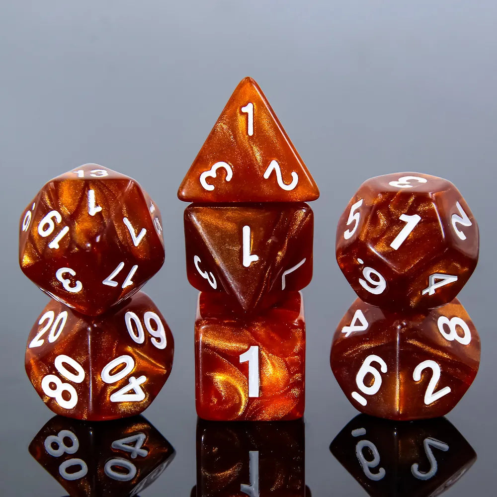 DND dice set, dnd dice, rpg dice, role playing games, dice goblin, critical critters