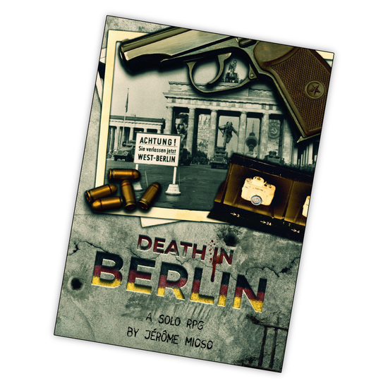 Death in Berlin is a solo rpg of espionage in World War 2, by Jerome Mioso