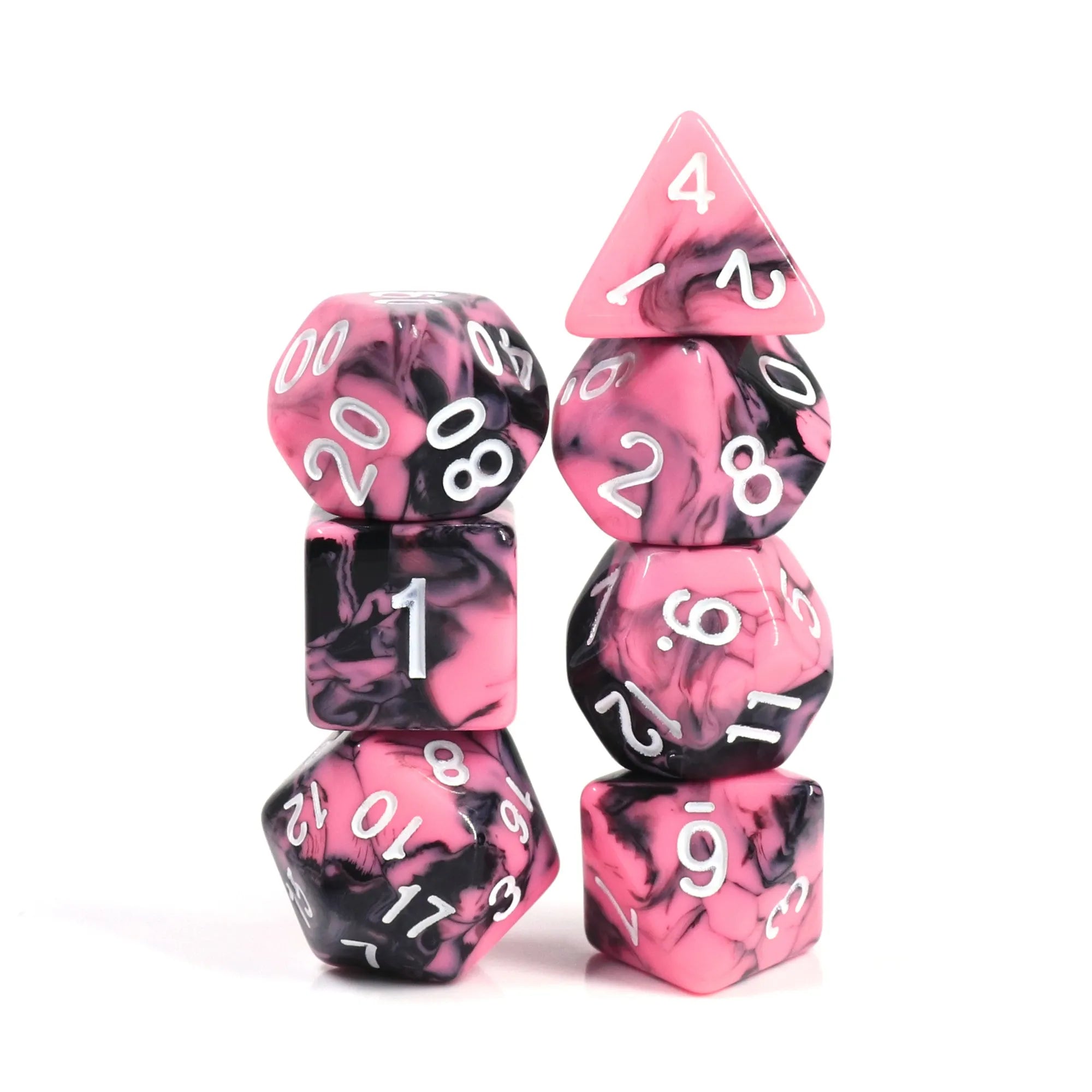 Cinnabar TTRPG/DnD dice set