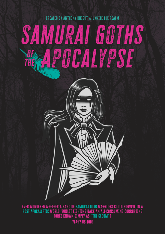 Samurai Goths of the Apocalypse role playing game, RPG 