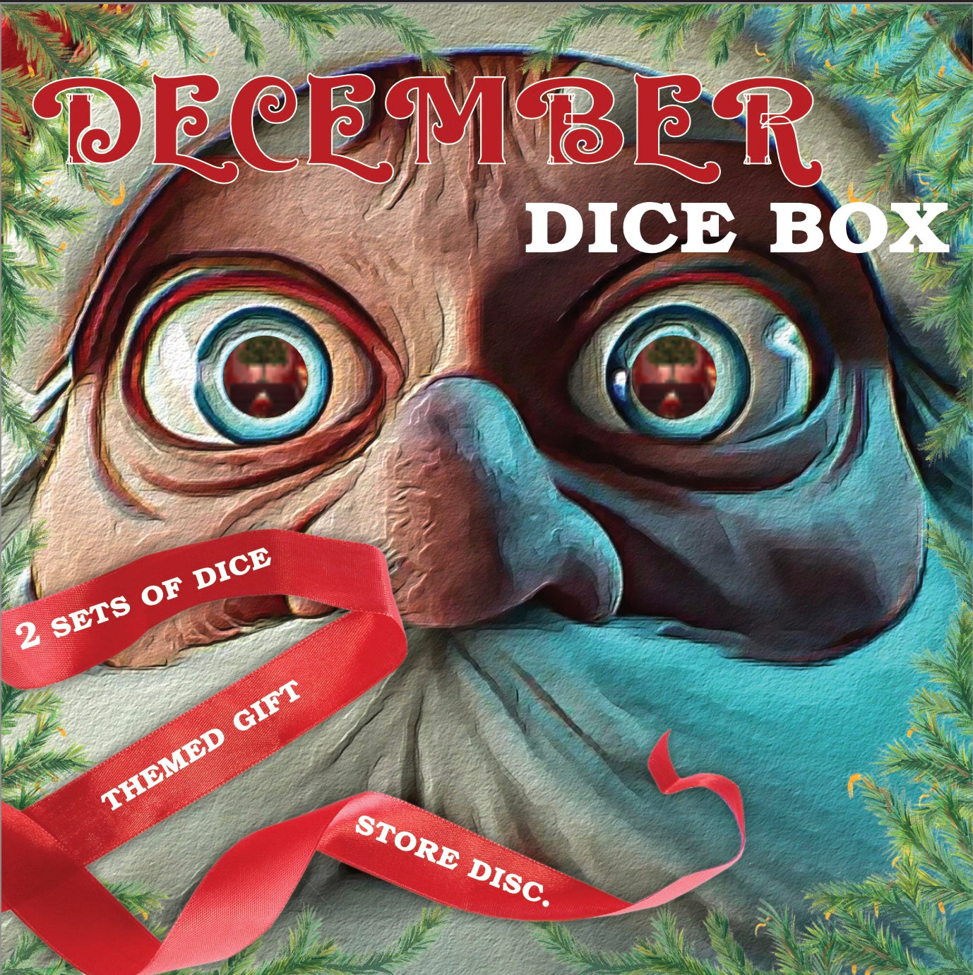 Monthly mystery dnd dice box, festive mystery box, dnd dice box