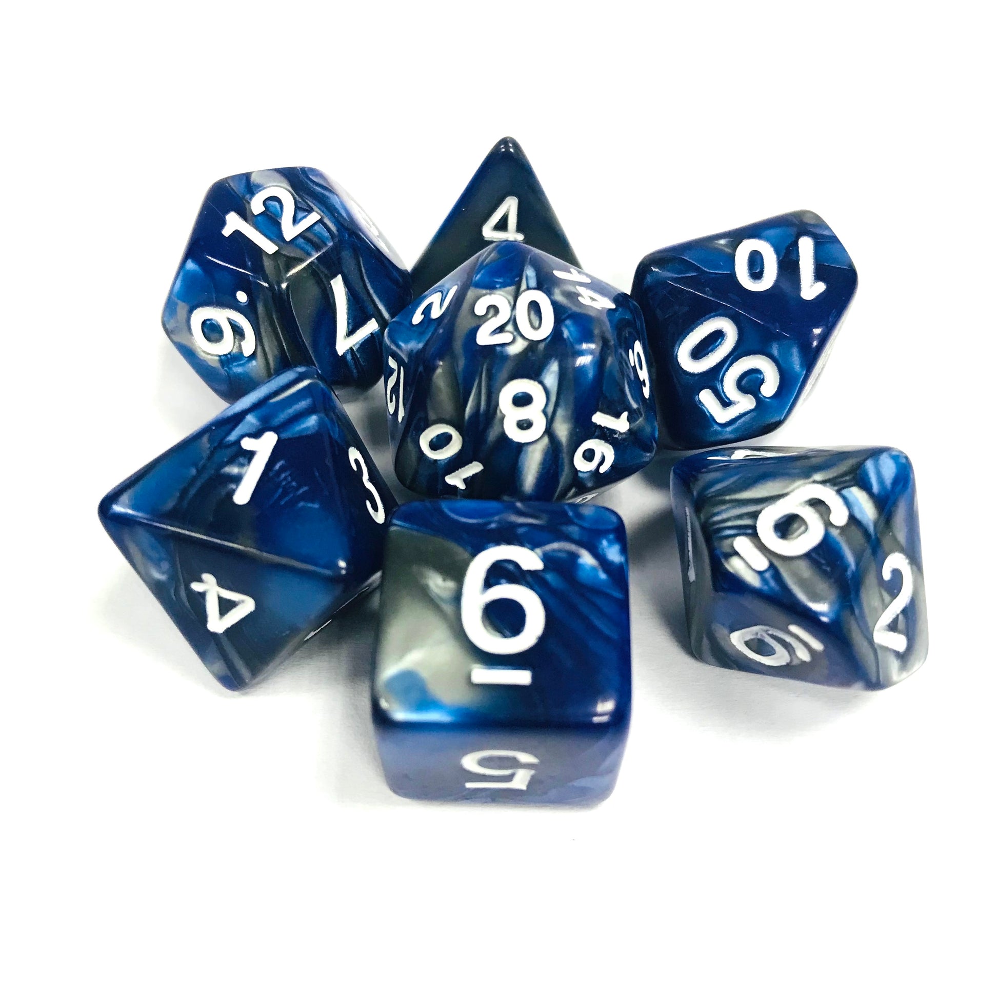 dnd dice set for role playing games, RPG, critical critters, dice goblin and dice dragon collectors