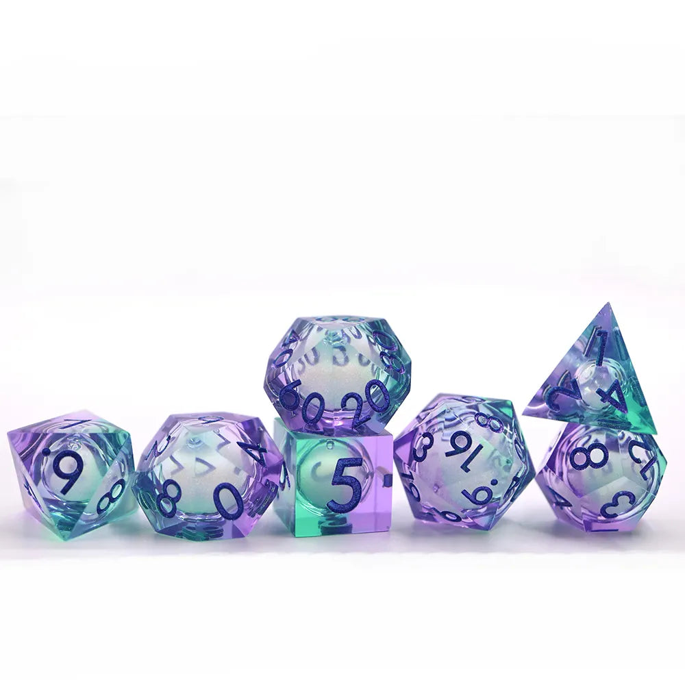 Gimme! Gimme! Gimme Liquid Core TTRPG/DND dice set