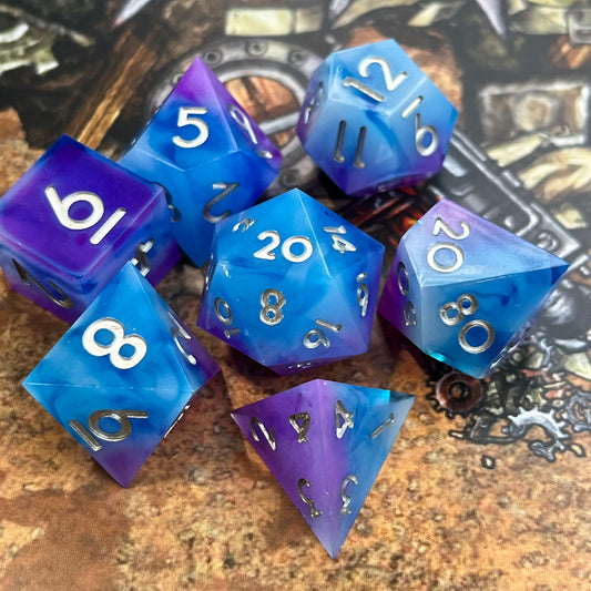 Angelene TTRPG/DnD dice set