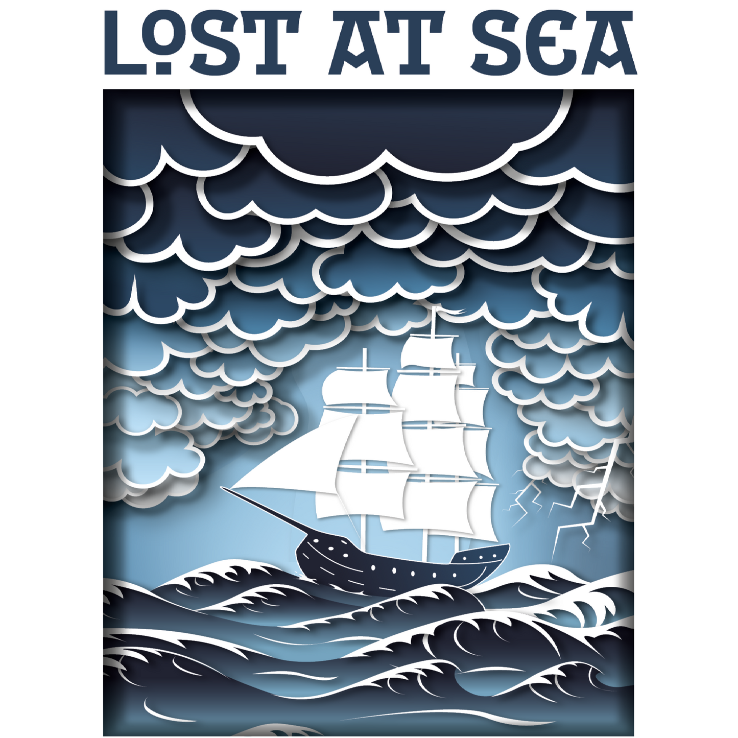 Lost at sea a solo TTRPG played at sea