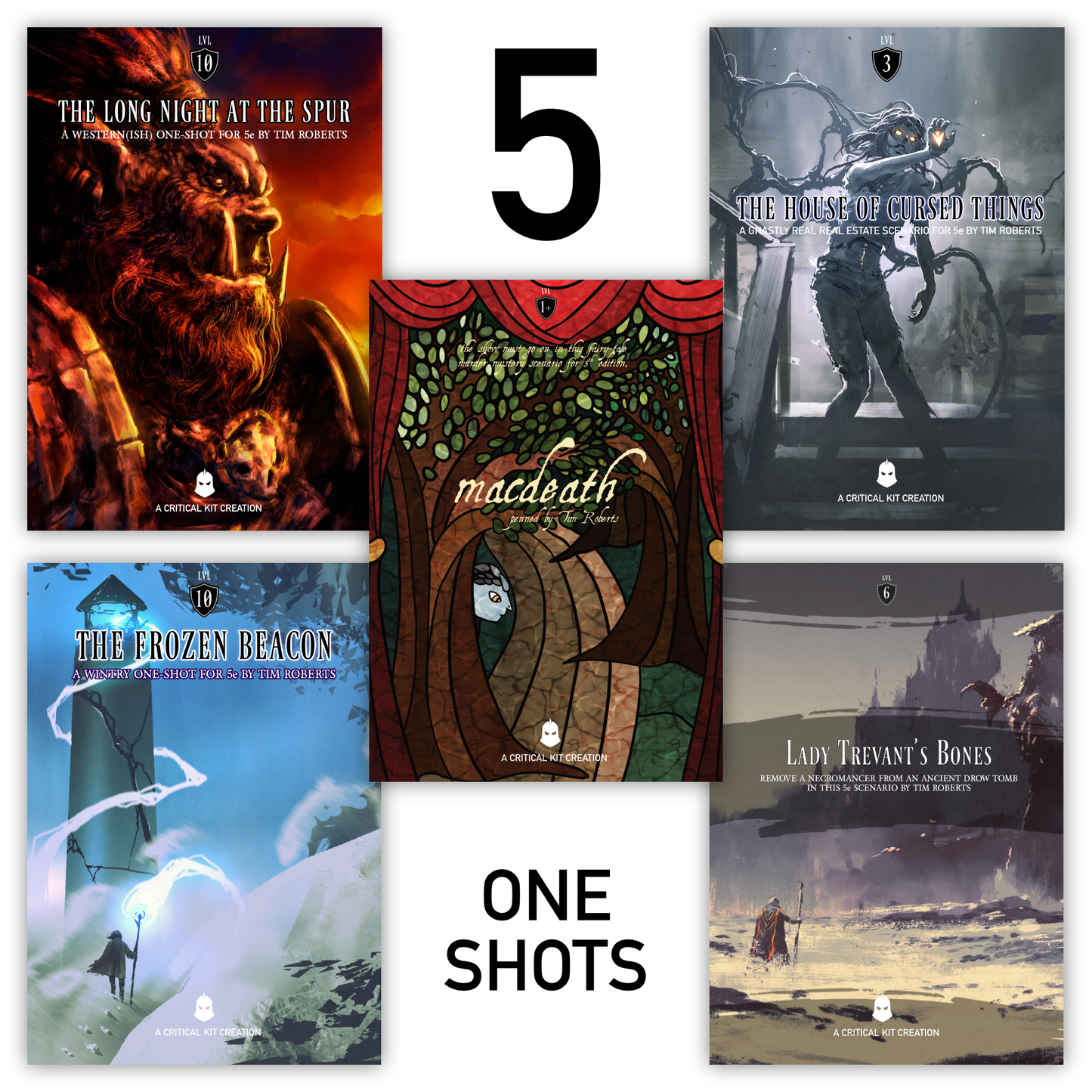 5e One-shot adventures - Bundle