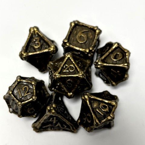 metal dnd ttrpg for role playing games, dice goblin collectors