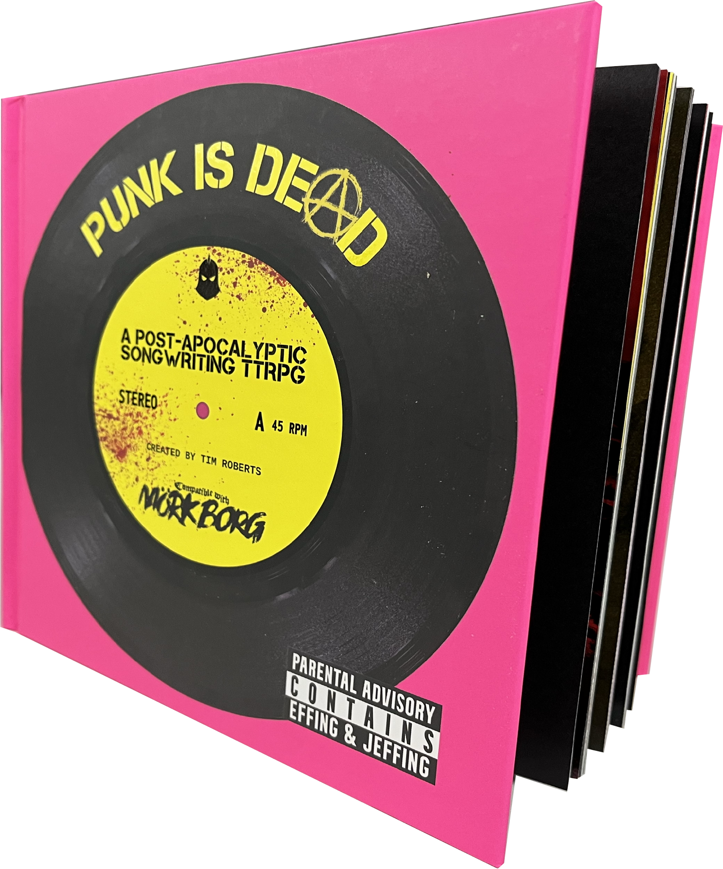 Punk Is Dead a music RPG based on the mechanics of Mörg Borg, created by Tim Roberts of Critical Kit