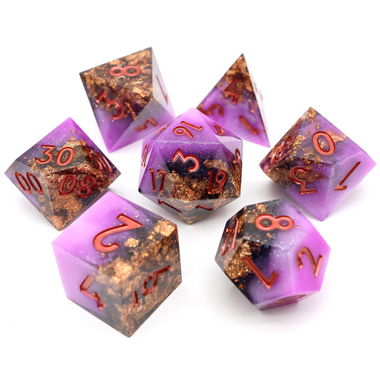 sharp edge dnd TTRPG dice sets for role playing games and dice goblin collectors