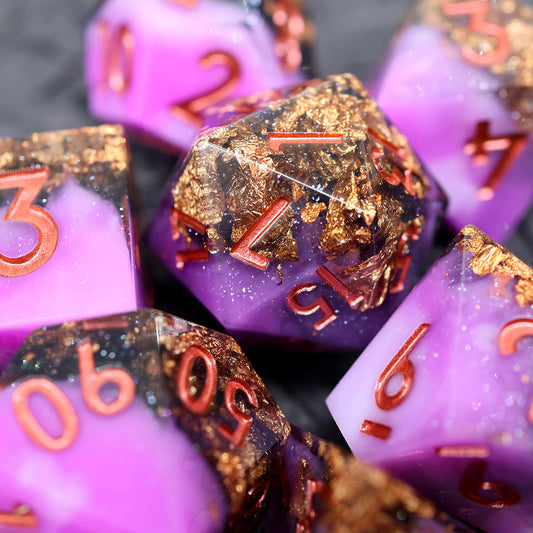 sharp edge dnd TTRPG dice sets for role playing games and dice goblin collectors