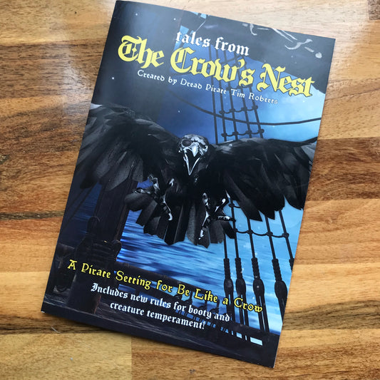 solo RPG expansion tales from the Crow's Nest for Be Like A Crow, journalling game
