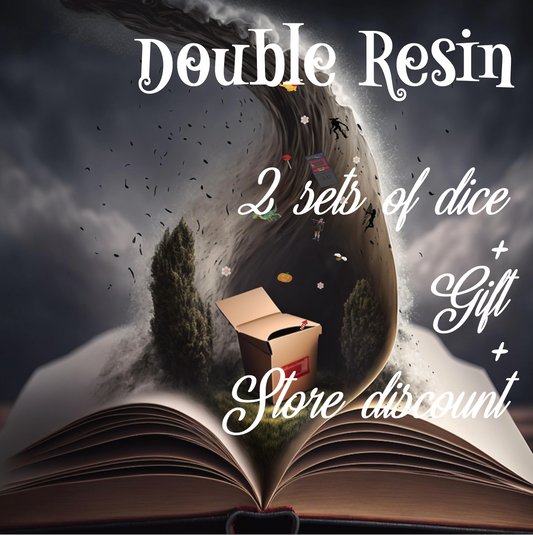 The FINAL 🎲🎲 Double Resin Mystery DND Dice Box (2 resin sets)